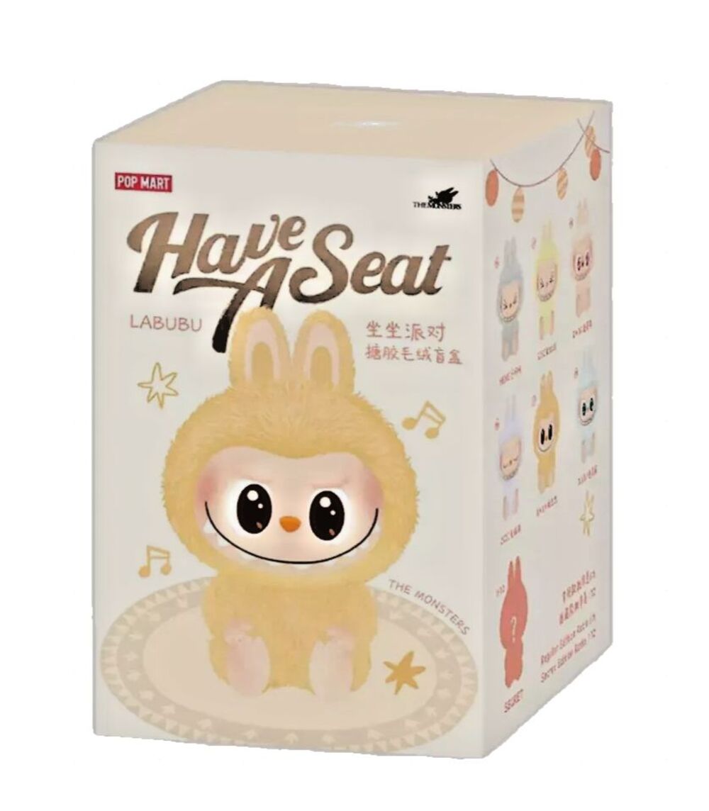 POP MART The Monsters Have a Seat Series Vinyl Plush Blind Box Labubu Figure NEW